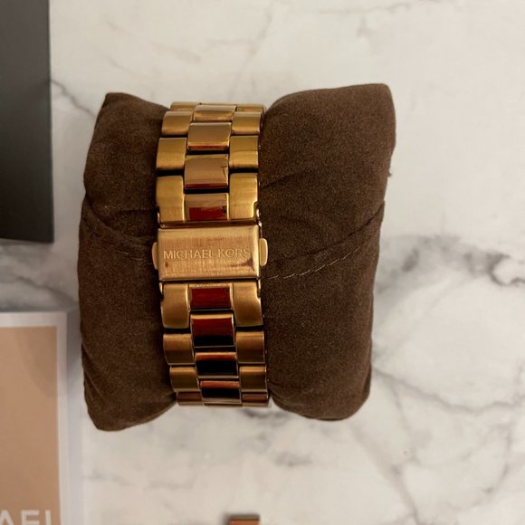 MICHAEL KORS Limited Edition MK5368 Rose Gold CZ Crystals Watch - Picture 3 of 3